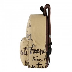 Plecak na laptopa Junior Beżowy Francis Montesinos Lettering Perona 58571 | Perona Bags