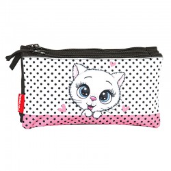 Piórnik Potrójny Kot Perona 58757 | Perona Bags