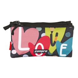 Potrójny piórnik Campro Love Perona 58876 | Perona Bags