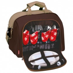 Torba piknikowa brązowa Perona 54576 | Perona Bags